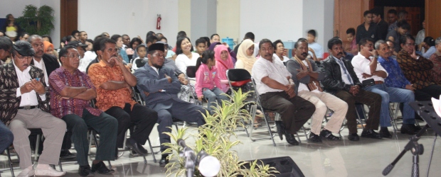Peserta acara halal bihalal yang diselenggarakan AMA Jakarta, Sabtu akhir pekan lalu.
