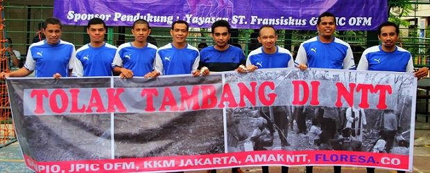 Tim Seminari Sinar Buana Sumba, sukses menjadi juara turnamen Sanpio Cup. (Foto: Bili Sandi)