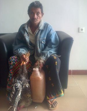 Titus Tembo, warga asal Kampung Gumbang, Cibal. (Foto: Ardy Abba/Floresa)