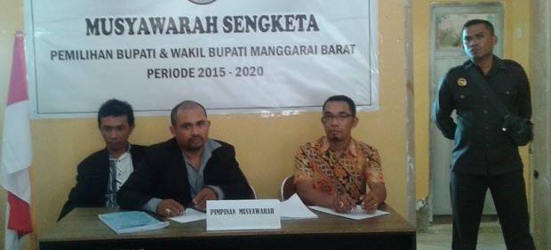 Musyawarah sengketa pemilukada Manggarai Barat