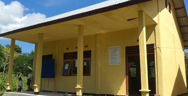 Salah satu gedung SMK Bina Mandiri Labuan Bajo (Dokumen Hilarius Abut)