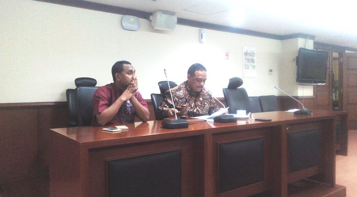 Pimpinan Komite I DPD menerima pemerintah dan perwakilan masyarakat Manggarai Barat yang mengusulkan pembentukan Kabupaten Manggarai Barat Daya (Foto: PTD/Floresa).